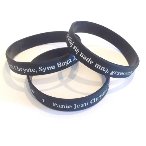 OPASKA z modlitwą JEZUSOWĄ (czarna)