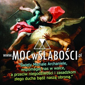 Archanioł Michał Walczący /NAKLEJKA EWANGELIZACYJNA/ 10x10 cm