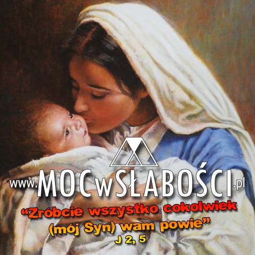 Niepokalana z Dzieciątkiem /NAKLEJKA EWANGELIZACYJNA/