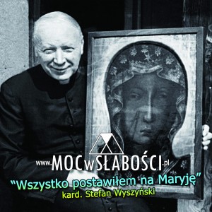 Wszystko postawiłem na Maryję /NAKLEJKA EWANGELIZACYJNA/ 10x10 cm