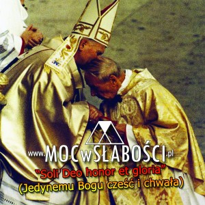 Jan Paweł II i Prymas Tysiąclecia /NAKLEJKA EWANGELIZACYJNA/ 10x10 cm