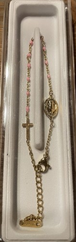 RÓŻANIEC na RĘKĘ - stal nierdzewna /różne kolory/ poświęcony w MEDJUGORIE