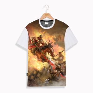 KOSZULKA MĘSKA KŁUSZYN 1610. NADRUK SUBLIMACYJNY /REDisBAD/