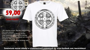 T-shirt EGZORCYZM św. BENEDYKTA