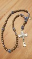 Różaniec z LINKI SPADOCHRONOWEJ (BŁĘKITNY) /NOWOŚĆ/
